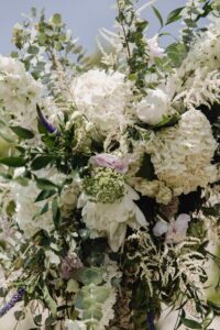 Créations de fleurs fraîches pour mariage