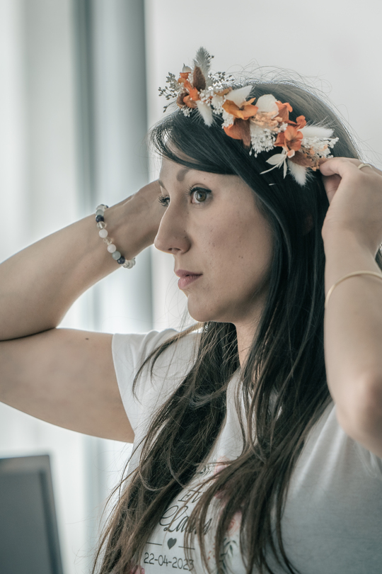 Atelier Fleurs séchées – Accessoires de mariage en terre cuite