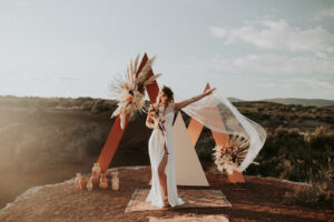Séance photo fleurs séchées au Canyon Du Diable sur Terre Rouge