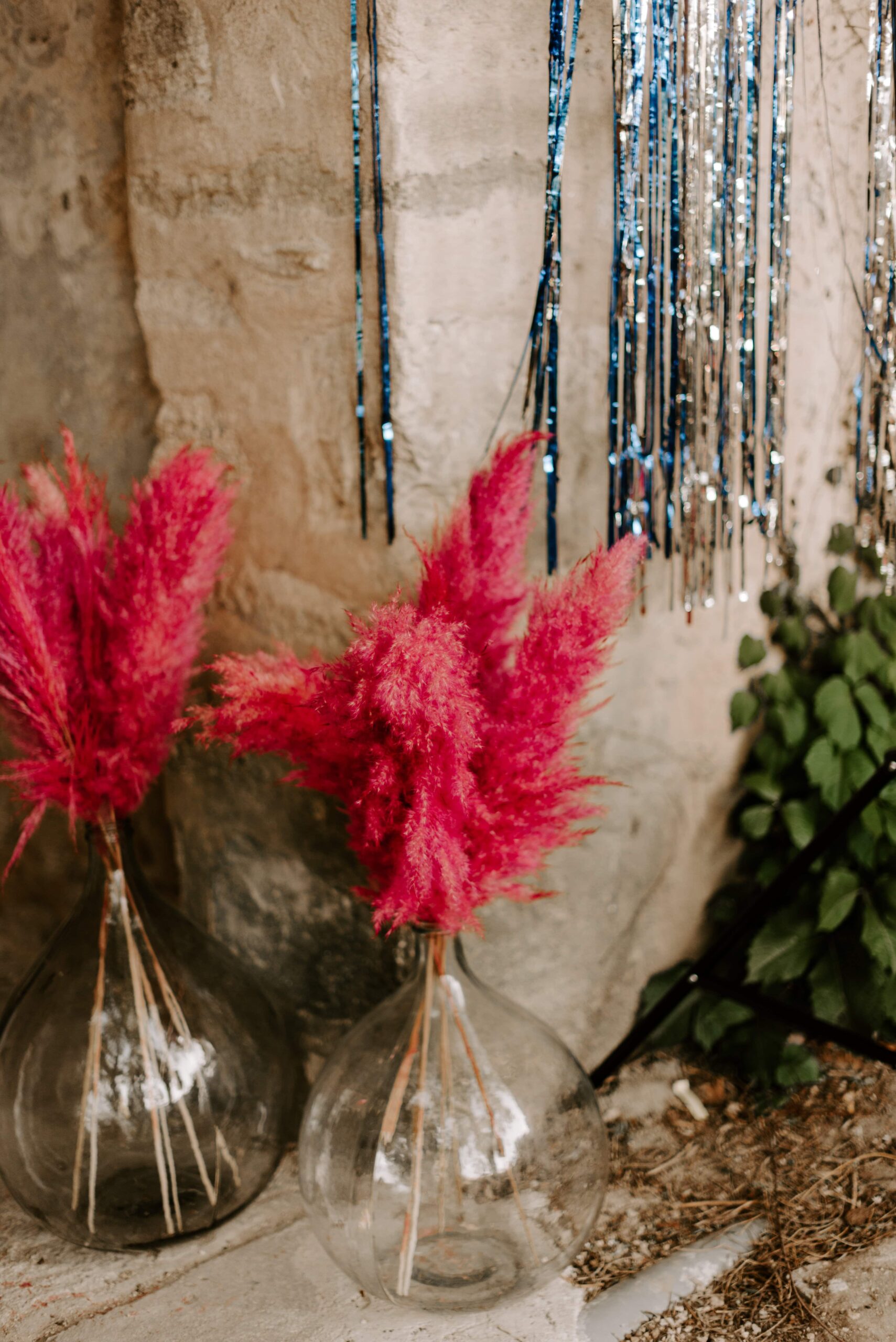 Création de fleurs séchées pour mariage