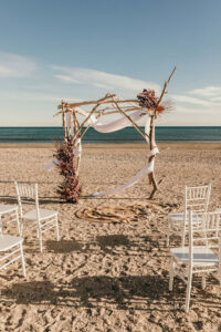 Création de fleurs séchées pour mariage
