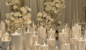 Bougies flottantes, tailles adaptées au bougeoirs/photophore.